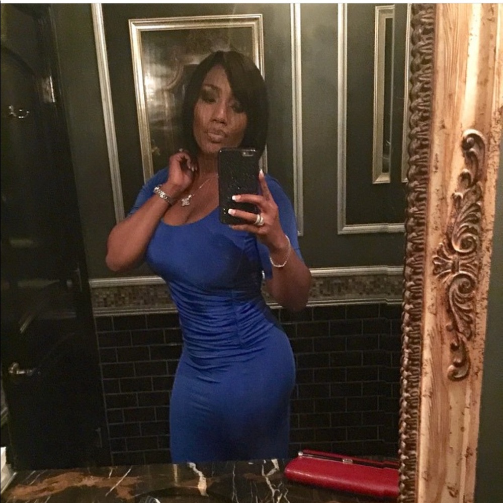 COPY - Blue bodycon dress